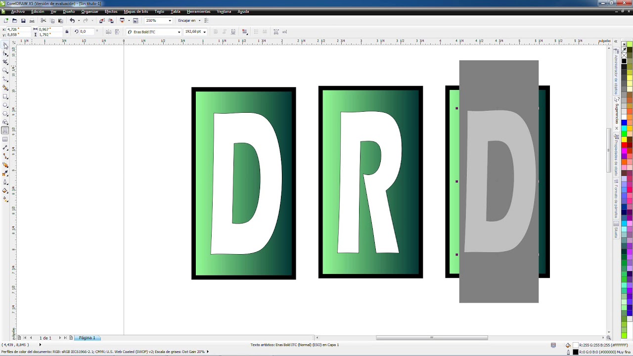 Aprende a dibujar en Corel Draw - Logo formato PNG (trasparencia)