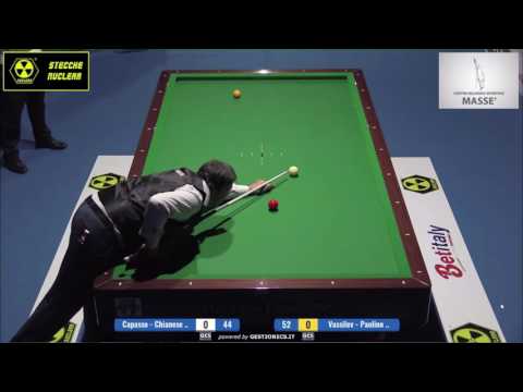 Capasso - Chianese VS Vassilev - Paolino | Campionato Italiano Biliardo 2016/2017(Torino)
