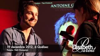 Entrevue et  Performance avec Antoine Gratton/ www.elisabethparent.com