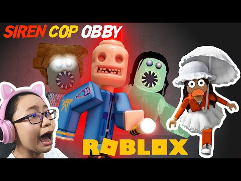 Escape Siren Cop's Prison! (SCARY OBBY) ROBLOX