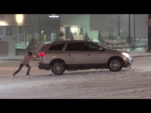 Cars Slide and Collide During Snowstorm - Colorado Springs, Colorado - 1/14/2022