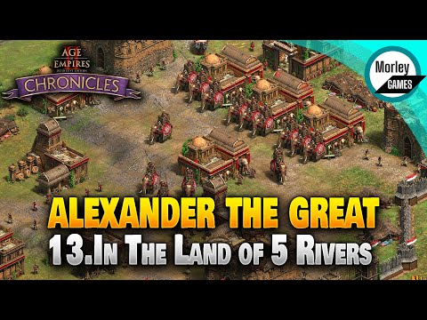 AOE2 Chronicles: Alexander the Great - mission 13 - In The Land of 5 Rivers