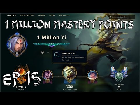 [15] League of Legends Highlights - 1 Million Mastery Points