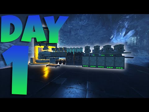 How a 30,000 Hour Tribe Claims Ark’s MOST BROKEN ICE Cave - Ark PvP