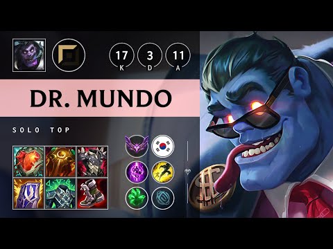 Dr. Mundo Top vs Vladimir: Triple Kill, Legendary - KR Master Patch 14.18