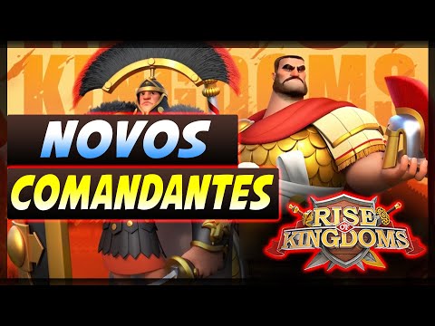⚔️NOVOS COMANDANTES DE INFANTARIA RISE OF KINGDOMS - MRMILIONAIRE