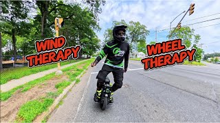 Sherman L Cross City Electric Unicycle Ride