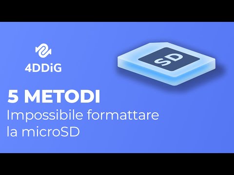 【5 modi】Risolvere la scheda SD non si formatta Windows |  Impossibile formattare SD? | 2024