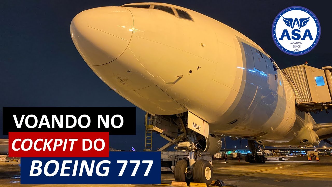 VOANDO no COCKPIT do BOEING 777 da LATAM - EP. 492