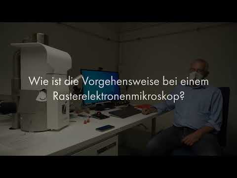 Professor Sander über die Funktionsweise eines Rasterelektronenmikroskops