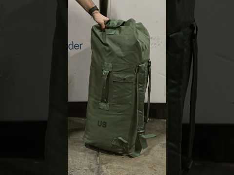 You vs. the bag she told you not to worry about- The U.S. military duffle