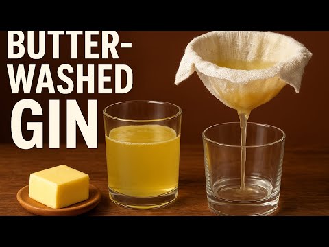 Butter-Washed Gin | Fat-Washing Technique for Cocktails
