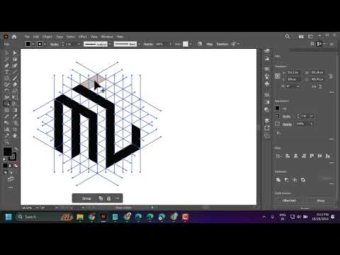 Any Monogram Logo in 1 Minute | Monogram Logo Design Illustrator