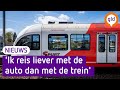Liever een tweedehands auto dan met de trein: 'Mensen vinden het nog gek om naast elkaar te zitten'