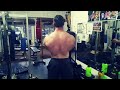 Some back posing. Progress 10 weeks out