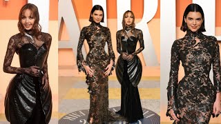Lisa and Kendall Jenner at Vanity Fair 2025 Oscars Party 💋 Lisa at Vanity Fair 2025 Oscar party
