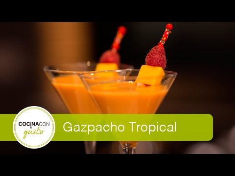 Recetas de gazpacho de mango
