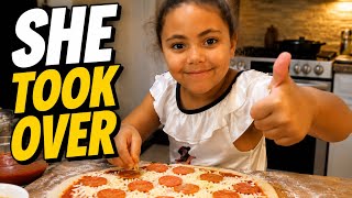 My Daughter Helped Me Make Pizza… and Took Over