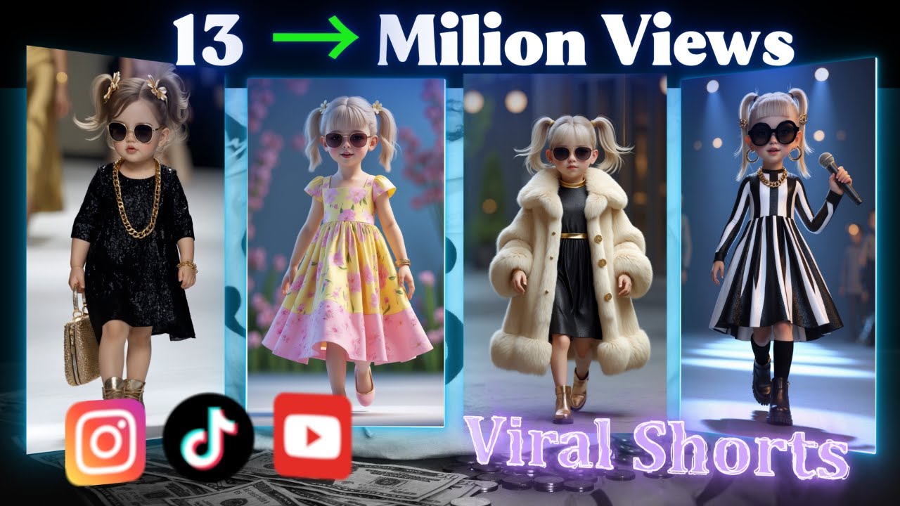 Create Viral Baby Catwalk Videos in 5 Minutes - Ai Tutorial