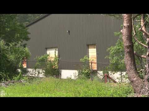 Abandoned customer siding cleared of brush for reactivation - Taunton, MA - 7/1/2023