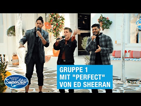 Gruppe 01: Karl, Starian &amp; Dominic mit "Perfect" von Ed Sheeran | DSDS 2021