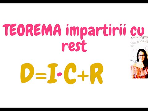 Lectia 19.1. Teorema impartirii cu rest Problema rezolvata Clasa V