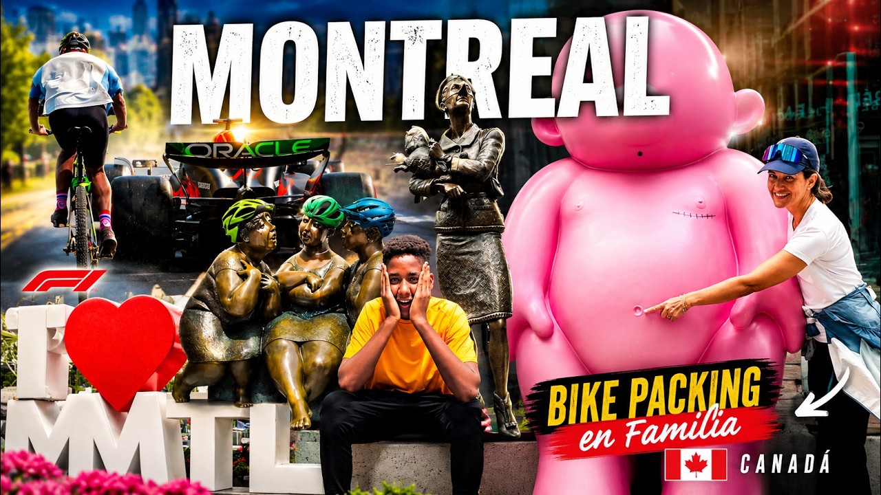 CANADÁ, Montreal. Bikepacking en familia.