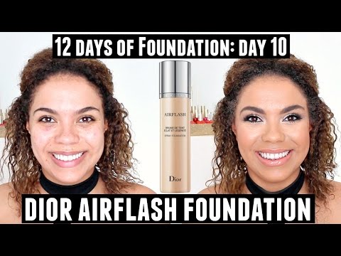 Dior Airflash Foundation Review (Oily Skin) 12 Days of Foundation Day 10 Video