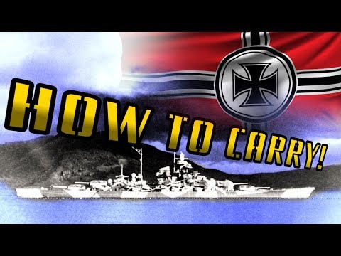 How to carry! Tirpitz 254k ||  World of Warships