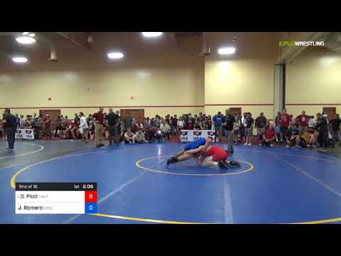 2018 Marine Corps US Open/UWW Junior Freestyle 74 Rnd Of 16 - Dustin Plott (Unat) Vs. Jason Romero