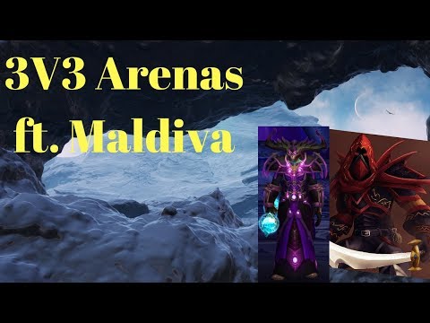 (Legion: Season 4) [2400] UNDEAD/NIGHT ELF! Rogue 3v3 RLS ft. Maldiva!