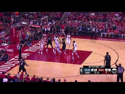 Curry Good Defense on Harden
