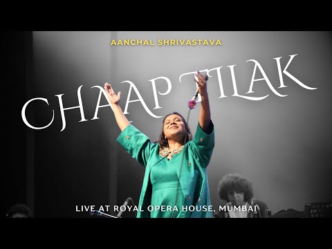 Chaap Tilak | Amir Khusrau | Aanchal Shrivastava Live #folk #qawwali