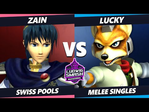 Ludwig Invitational - Zain (Marth) Vs. Lucky (Fox) SSBM Melee Tournament
