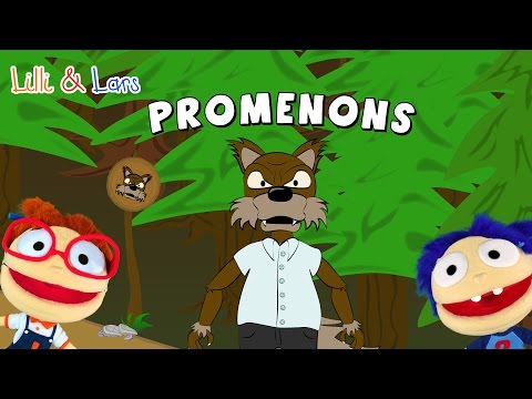 comptines françaises PROMENONS nous dans les bois - chanson avec parole francaise