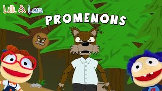 comptines françaises PROMENONS nous dans les bois - chanson avec parole francaise