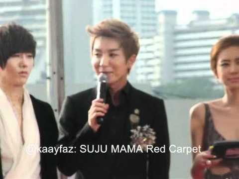 FANCAM 111129 MAMA Super Junior on the redcarpet