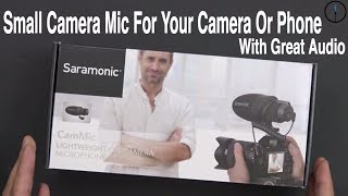 Video thumbnail for Saramonic CamMic On-Camera Microphone Review (Is it The Best Shotgun Mic For Your Setup???) by TK Bay