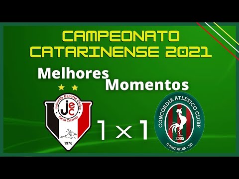JOINVILLE 1 X 1 CONCORDIA | CAMPEONATO CATARINENSE 2021 | 20/03/2021