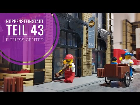 Noppensteinstadt - Teil 43 Fitness Center // BlueBrixx Lego