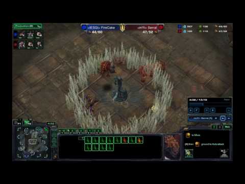 Starcraft 2 Serral vs FireCake Game 2 of 2 - Serral POV Replay 2016