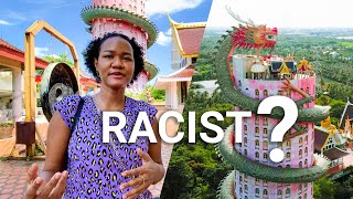 What does it mean to be BLACK in THAILAND? - Wat Samphran - Bangkok, Vlog