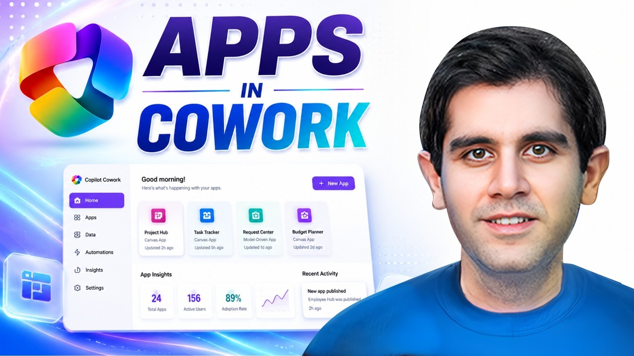 Microsoft Copilot Cowork Can Now Build REAL Apps | Apps in Cowork