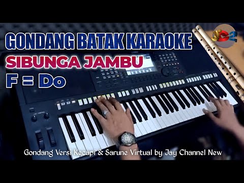 Gondang Sibunga Jambu, F=Do, Karaoke Gondang | Gondang Batak Versi Keyboard & Kecapi Sarune Virtual