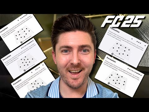 *POST PATCH* Five OP META Two Striker Formation And Tactics To get More Wins In FC25 For TOTS!!!