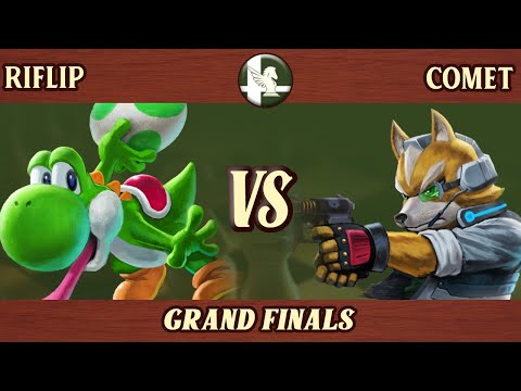 Riflip (Yoshi, Megaman) vs comet (Fox) - West Towne Brawl 58 Grand Finals