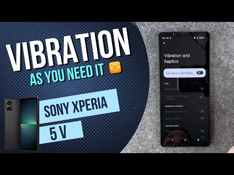 Sony Xperia 5 V - How to turn off the vibration • 📱 • 📳 • 🤫 • Tutorial