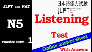 Download lagu JLPT & NAT exam n5 listening practice test - 1 mp3 Download lagu JLPT & NAT exam n5 listening practice test - 1 mp3