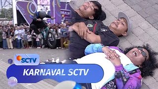 Download lagu Tegang Abis! Marshel Widianto Diloncatin Pakai Sepeda BMX, Yakin Bisa? | Karnaval SCTV mp3