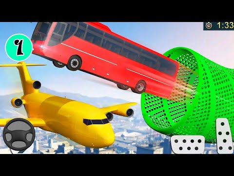 Impossible Bus Stunt Driving - Ramp Bus Stunts - Go Obstacles  - Android Gameplay